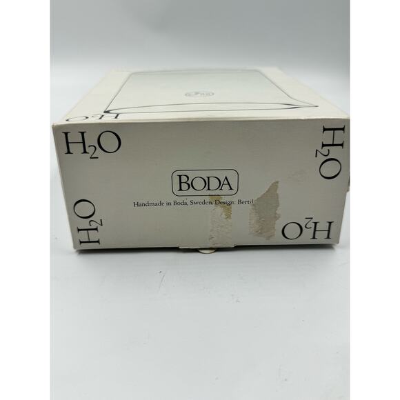 Boda Made in Sweden H2O Clear Glass Pitcher NWT Handmade - Picture 4 of 10